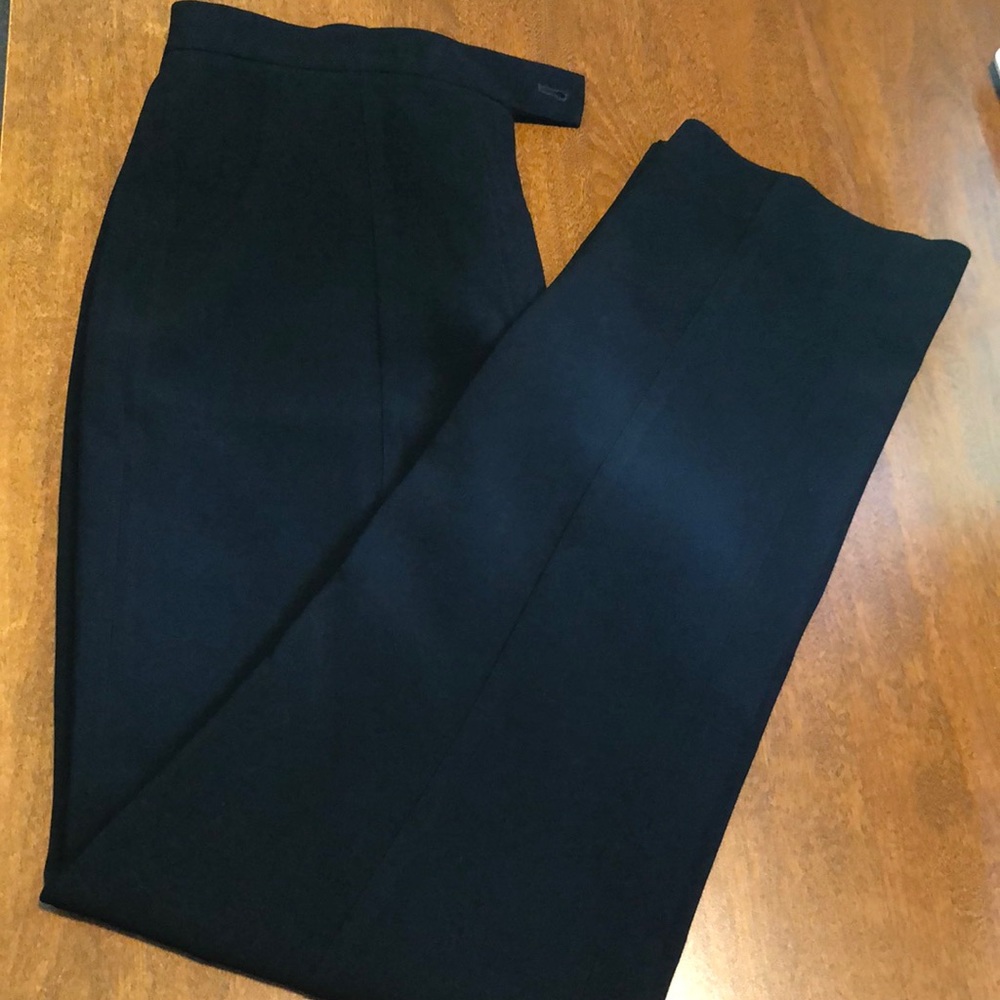 Black lined dress pants